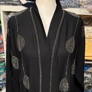 Dubai High Quality Open Abaya/Kimono/Kaftan Muslim Womens Long Maxi Dress NWT